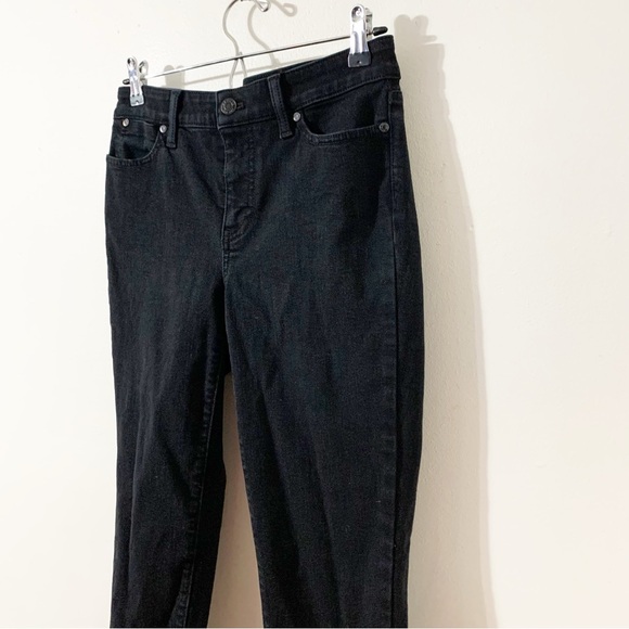 Talbots Slim Ankle Jeans Black Wash Denim Five Pocket Styling Size 4 🖤 - Picture 6 of 9